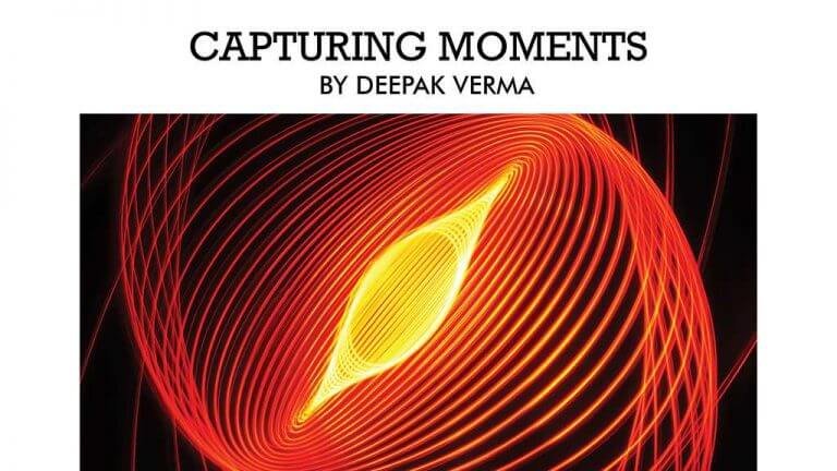 capturing moments portfolio front cover