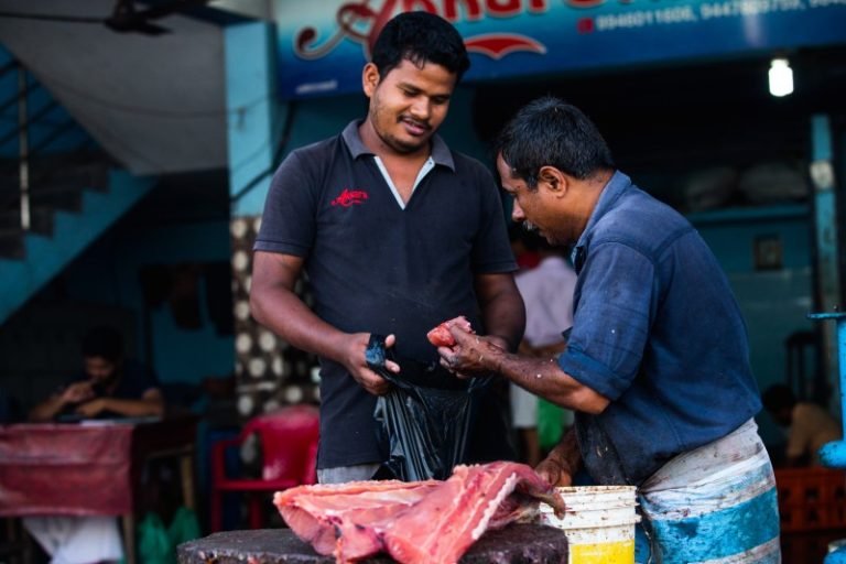 Bustling Fish Market