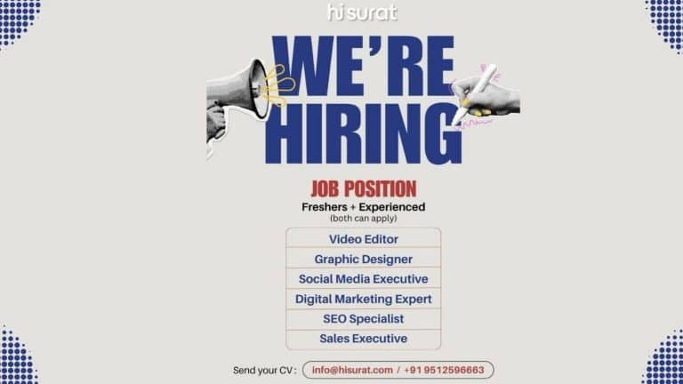 Hisurat hiring video editors, designers, marketers, SEO and sales executives