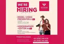 Maharani Wedding Collections Hiring Models, Video Presenters & Videographer–Editor in Perinthalmanna Maharani Wedding Collections hiring female models, video presenters, and male videographer editors in Perinthalmanna